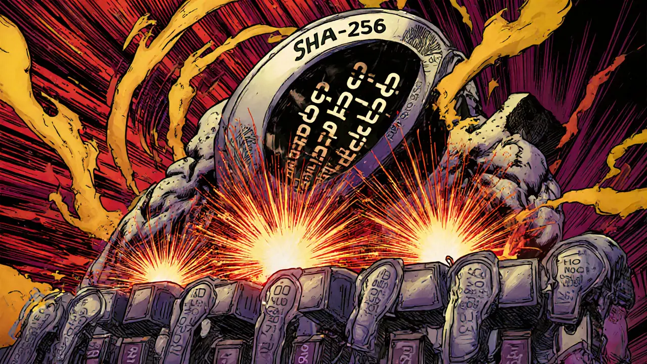 Difficulty, hash rate, and the odds of success