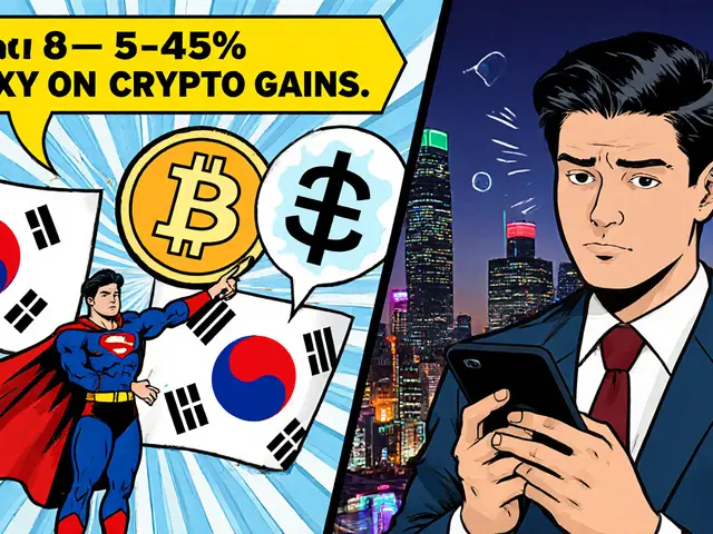 South Korea Crypto Tax Rates: 5%‑45% on Gains Explained