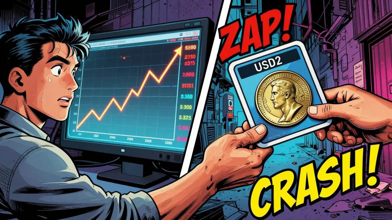 A trader reacting to volatile price charts and a secret token trade.