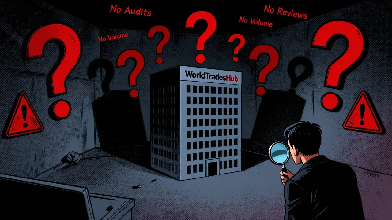 Skepticical detective examining opaque crypto exchange risks