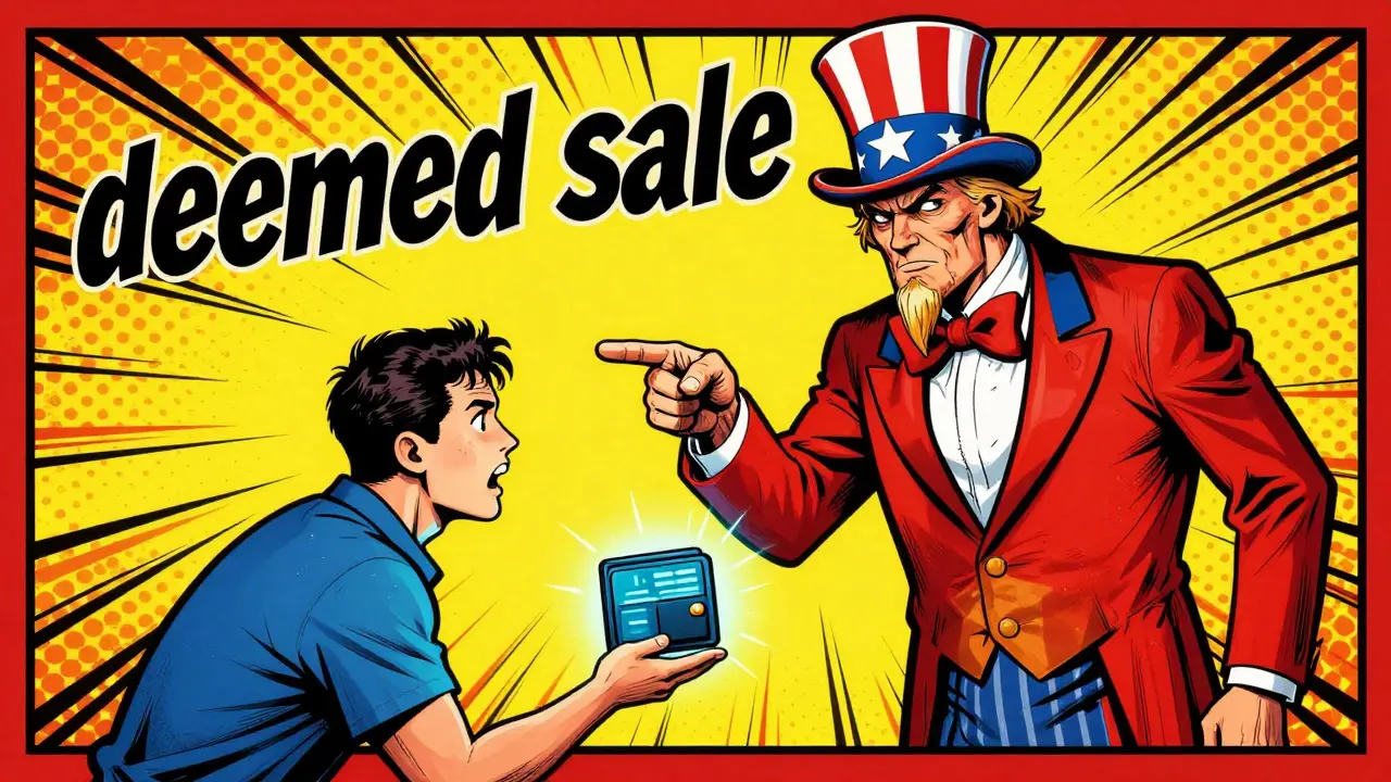Exit Tax on Crypto Assets for US Expatriates: 2025 Rules & Costs
