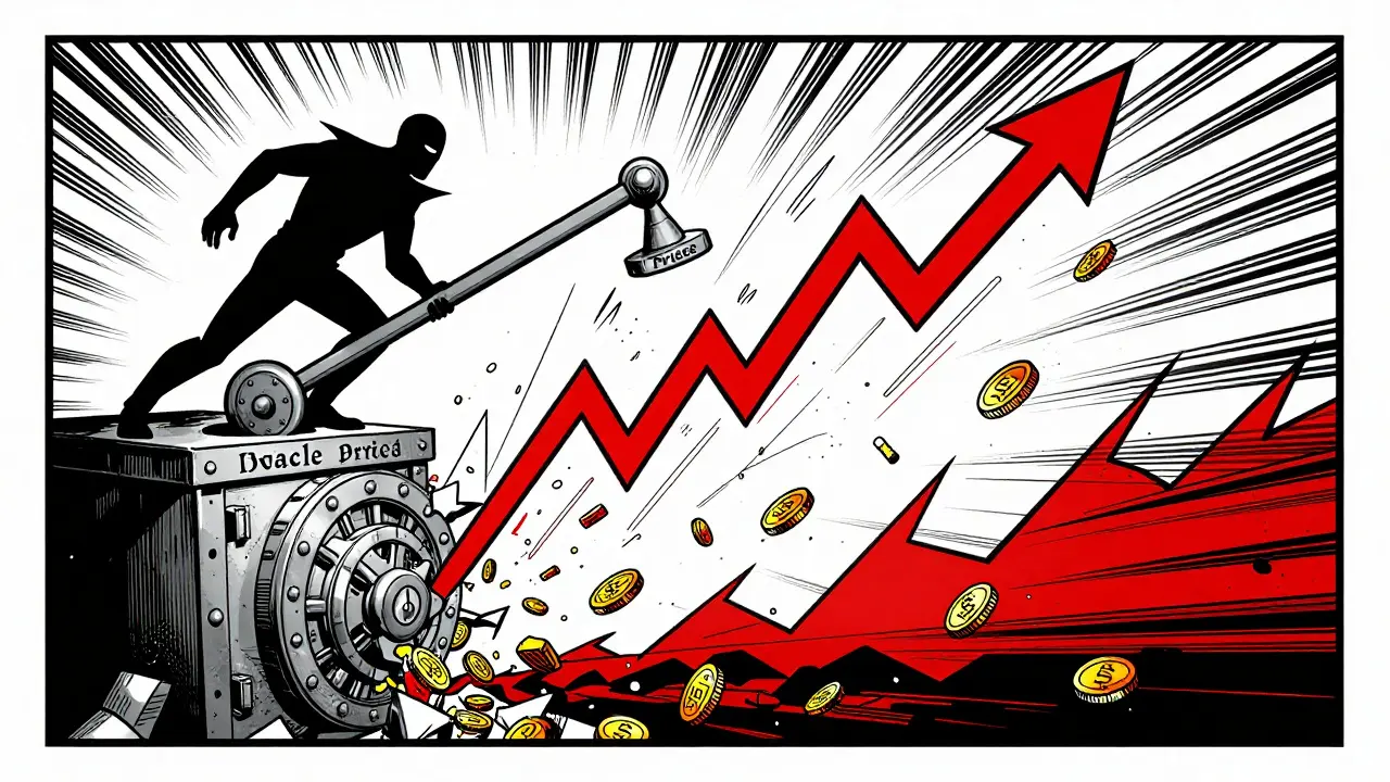 Shadowy figure manipulating price oracle causing protocol collapse