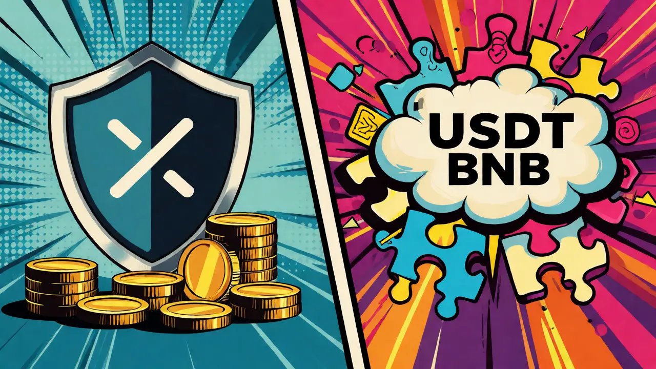 Split-screen pop art comic showing secure vaults versus missing crypto assets.